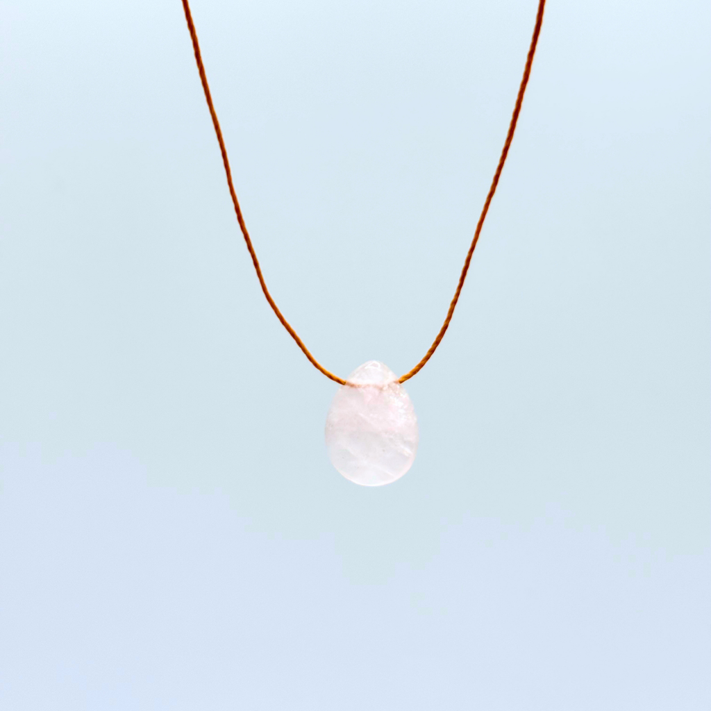 Love Yourself Pink Quartz Necklace