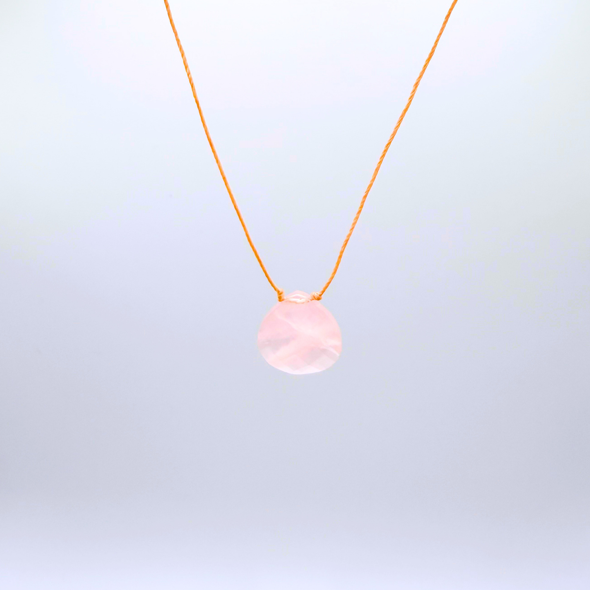 Love Yourself Pink Quartz Necklace XL