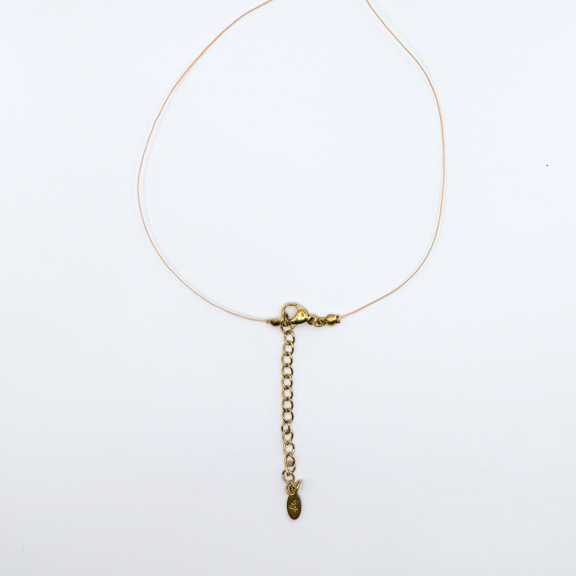 Minimal Star Bead Pendant Necklace in Mother of Pearl-Shine Bright