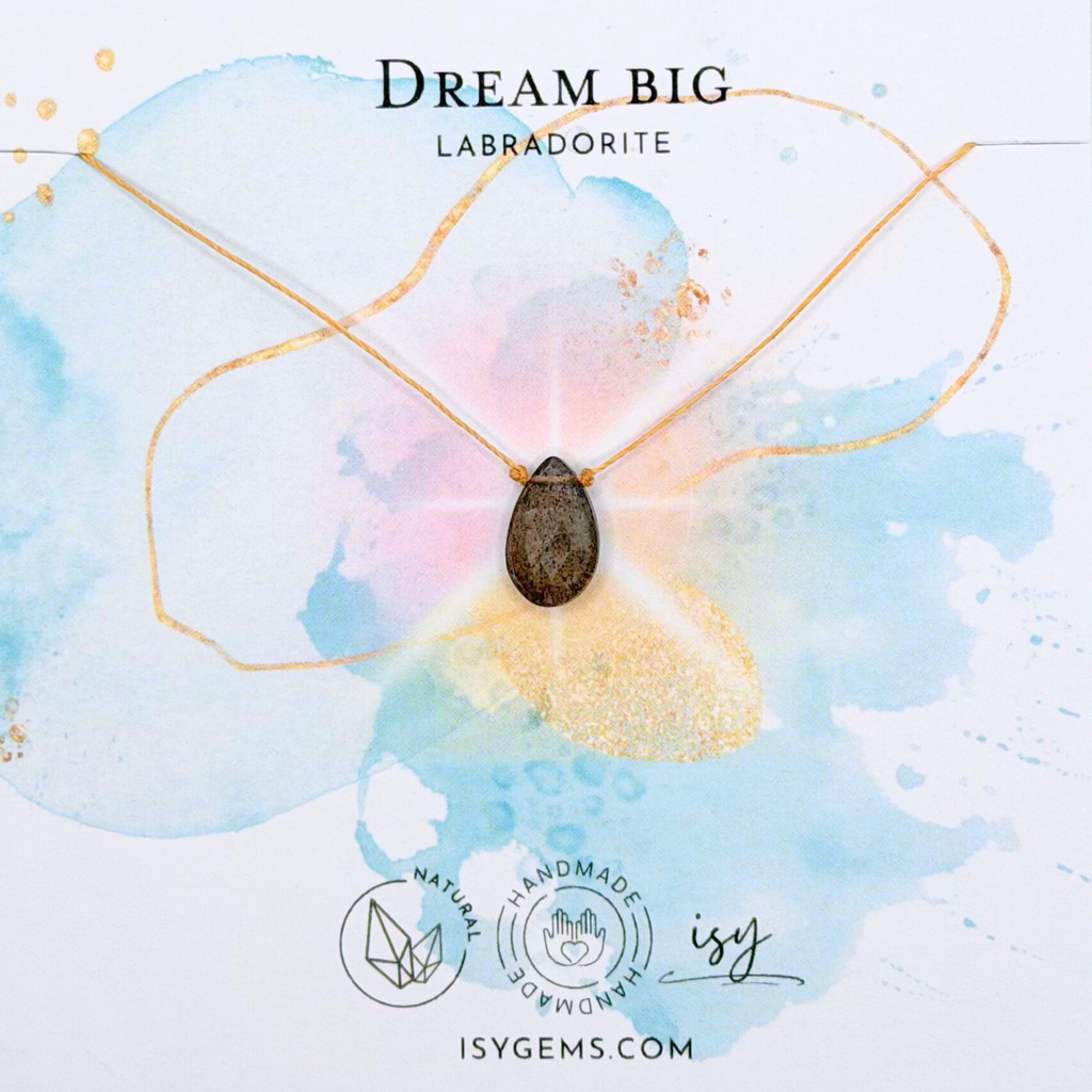 Labradorite Pendant Necklace – Dream Big