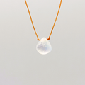Natural Moonstone Pendant Necklace – Fresh Start