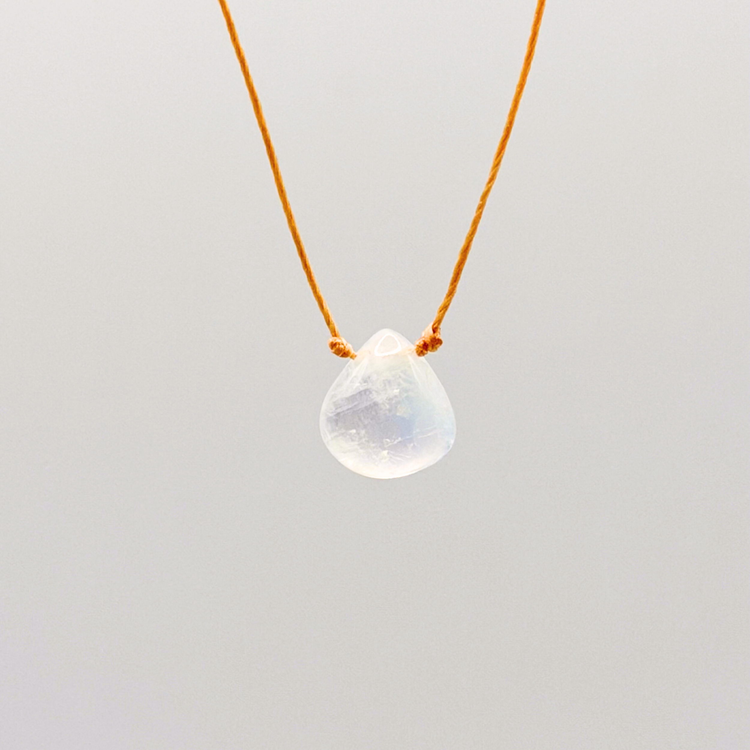 Natural Moonstone Pendant Necklace – Fresh Start