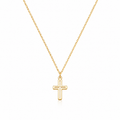 Dainty Cross Necklace, Stainless Steel or 18K Gold Plated
