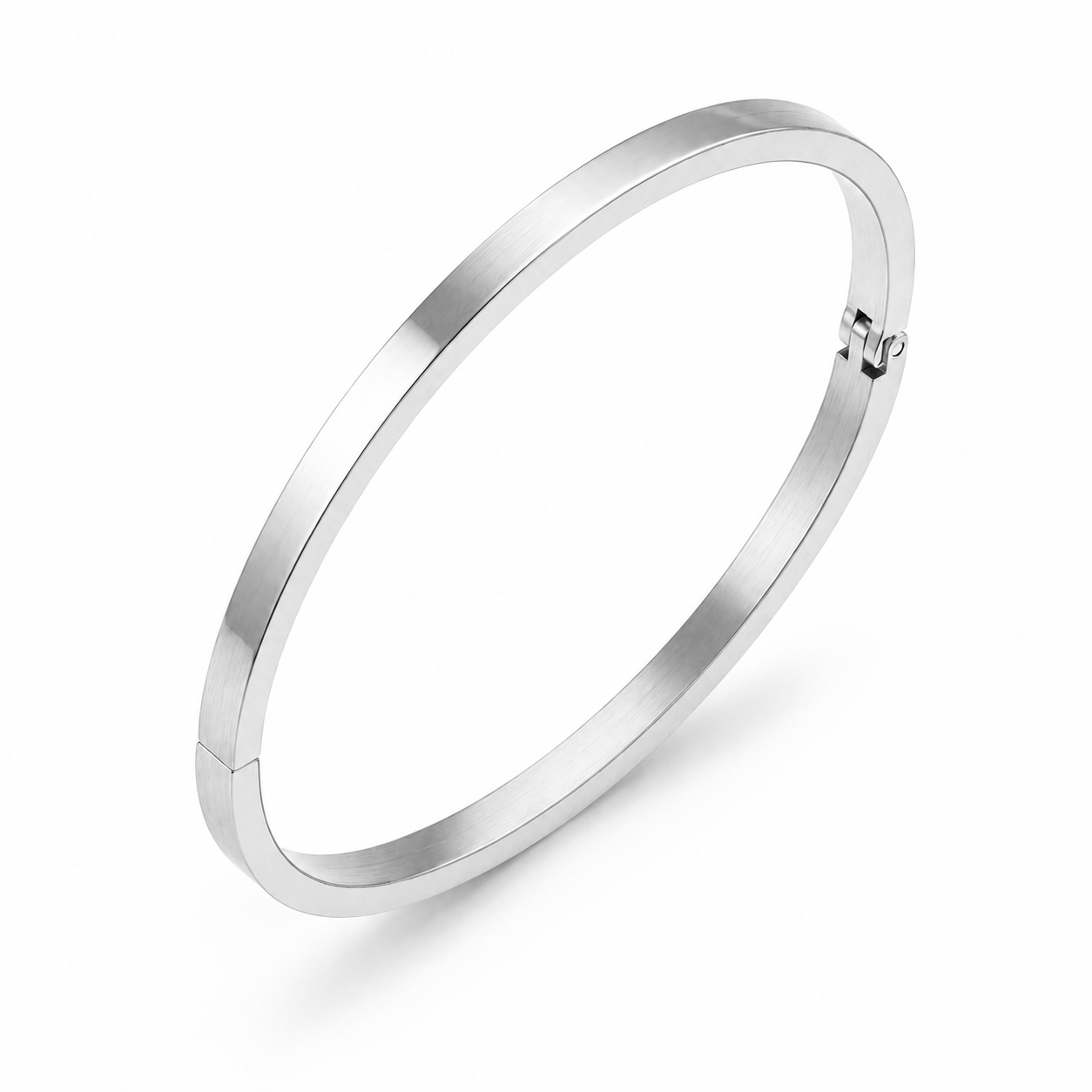 Personalised Silver Stainless Steel Engraved Bracelet for Women