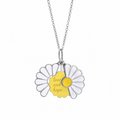 Personalised Daisy Flower Necklace 18K Gold Plated