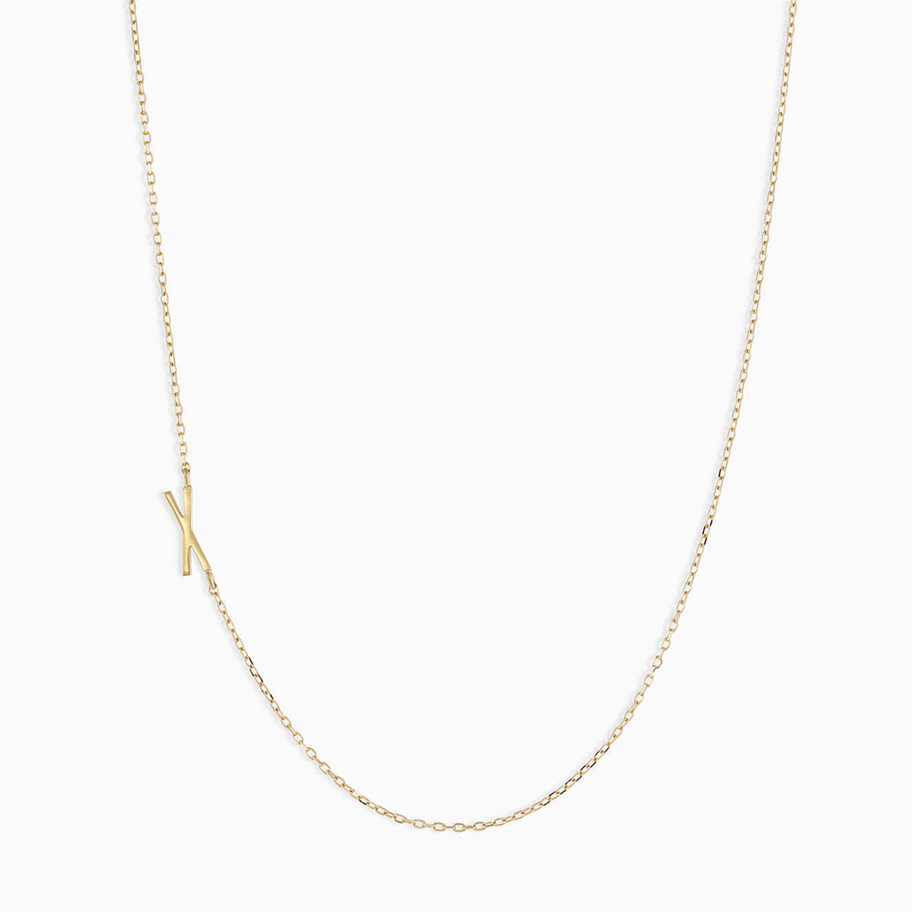 Alphabet Initial Necklace – 18K Gold Plated Letter Necklace for Women Minimalist Alphabet Necklace Custom Name Jewellery Gift for Her