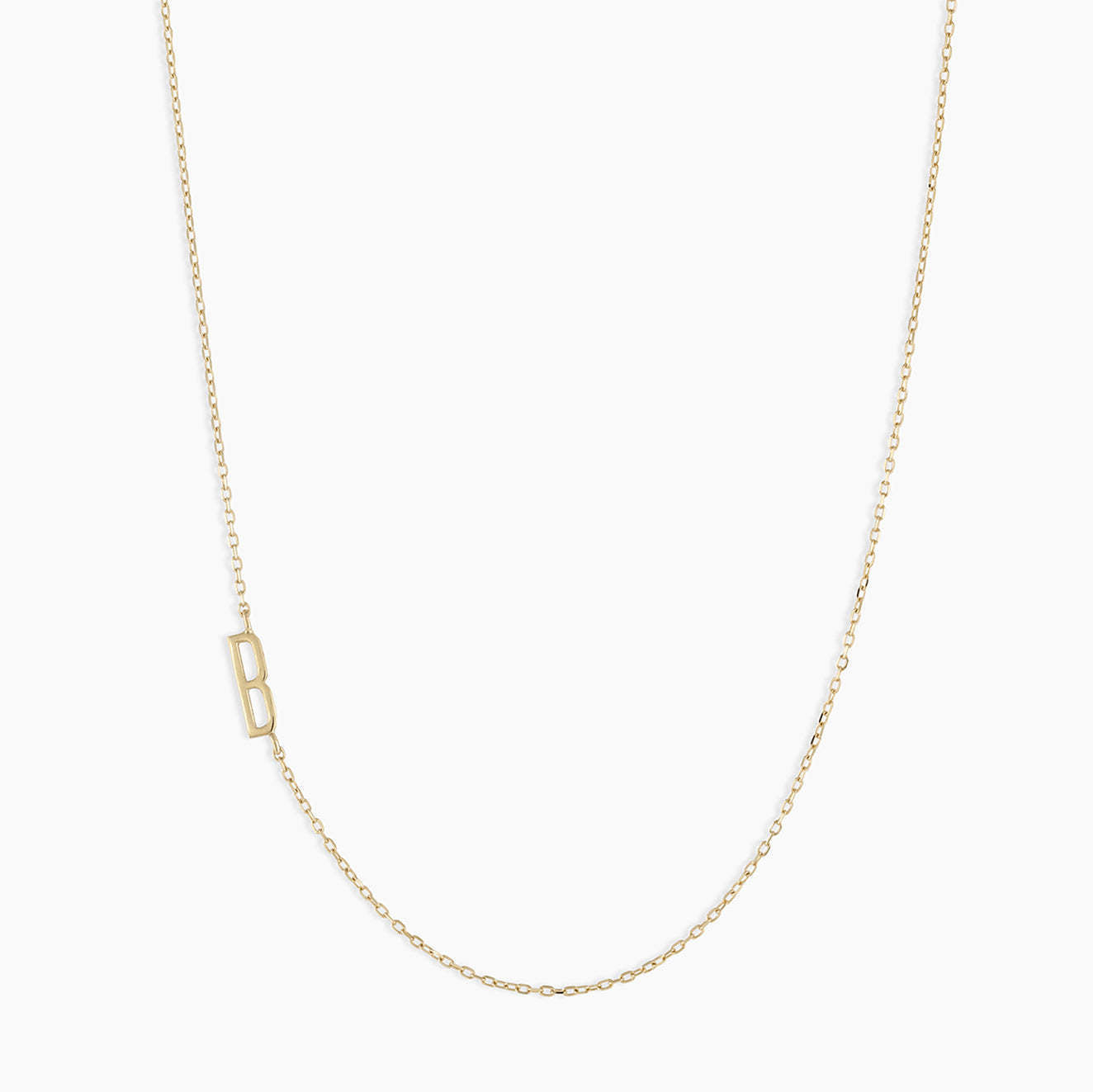 Alphabet Initial Necklace – 18K Gold Plated Letter Necklace for Women Minimalist Alphabet Necklace Custom Name Jewellery Gift for Her