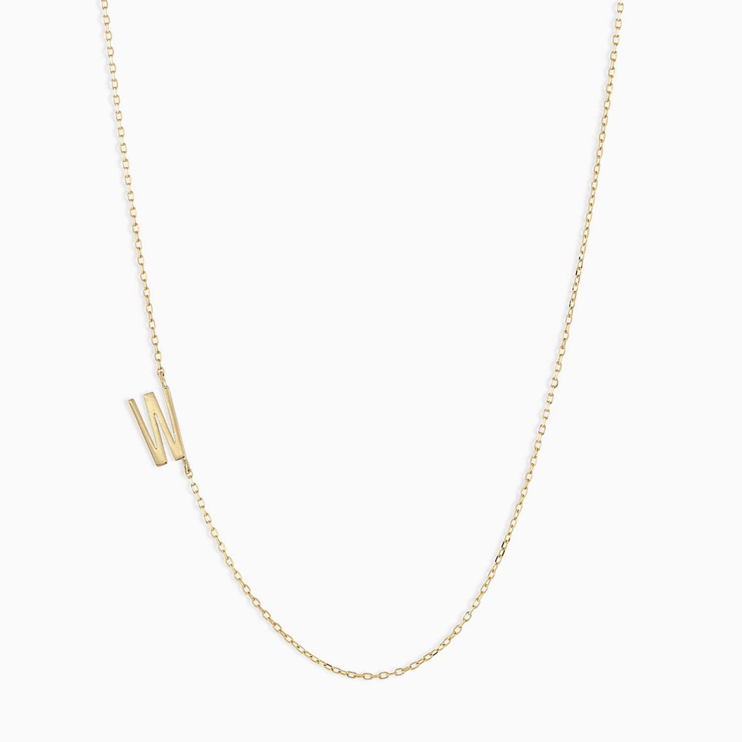 Alphabet Initial Necklace – 18K Gold Plated Letter Necklace for Women Minimalist Alphabet Necklace Custom Name Jewellery Gift for Her