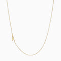 Personalised Initial Necklace – 18K Gold Plated Letter Necklace for Women Minimalist Alphabet Necklace Custom Name Jewellery Gift for Her