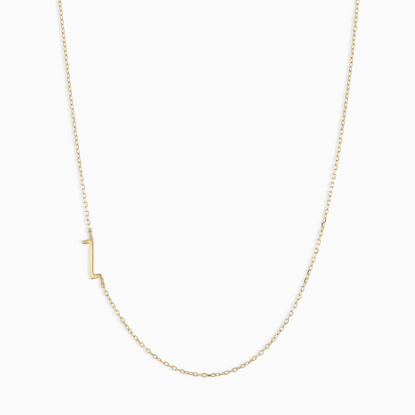 Alphabet Initial Necklace – 18K Gold Plated Letter Necklace for Women Minimalist Alphabet Necklace Custom Name Jewellery Gift for Her