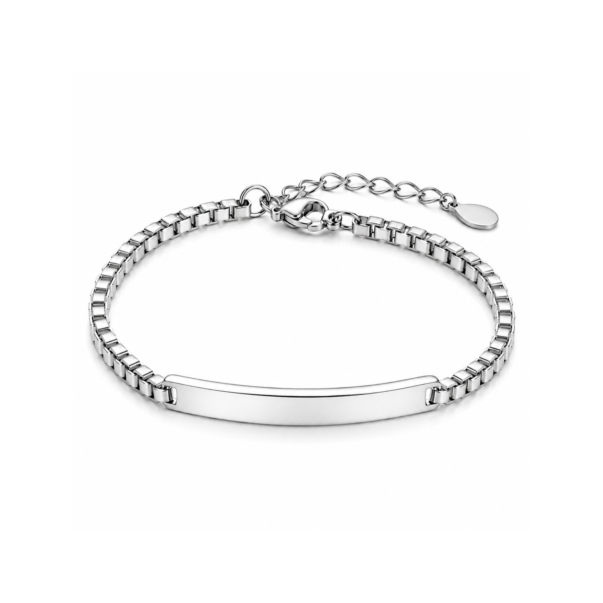 Personalised Couple Bracelet Set Matching Engraved Bracelets for Him & Her Stainless Steel Gift