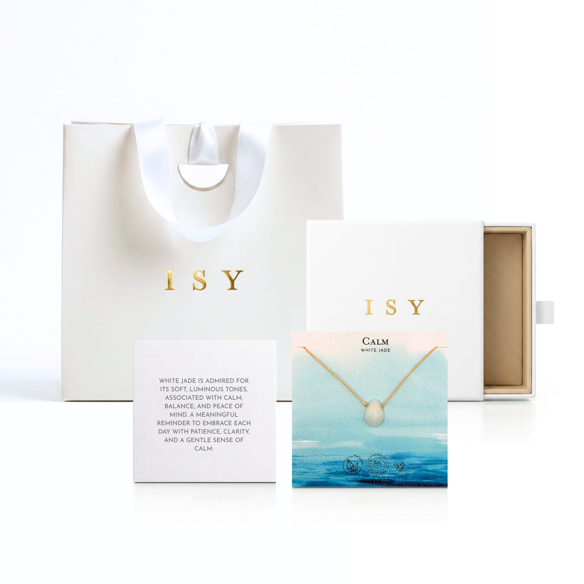 Premium gift box packaging for necklaces and bracelets